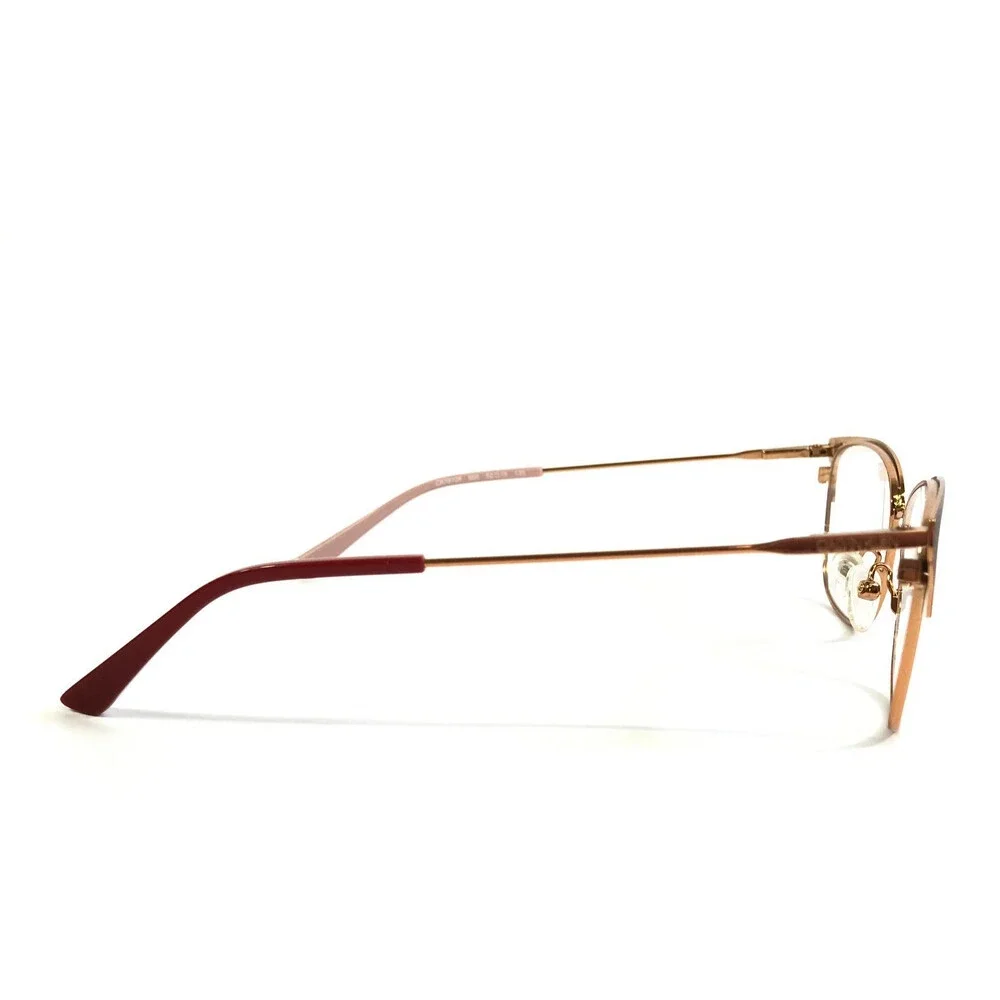 Calvin Klein Eyeglasses Frames CK18108 600 Red Rose Gold Cat Eye 52-15-135
